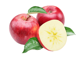 Fresh red apples